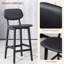 Valenza Upholstered 65cm Counter Stool with Solid Wood Frame-862227797