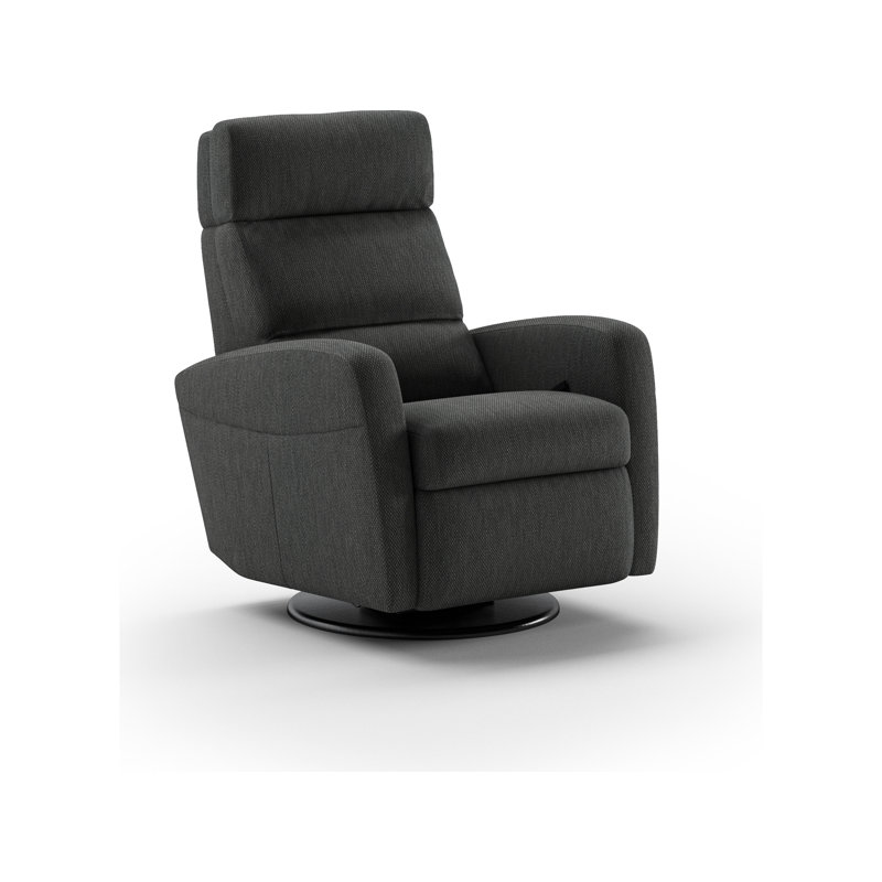 Sloped Recliner - Manual, Black