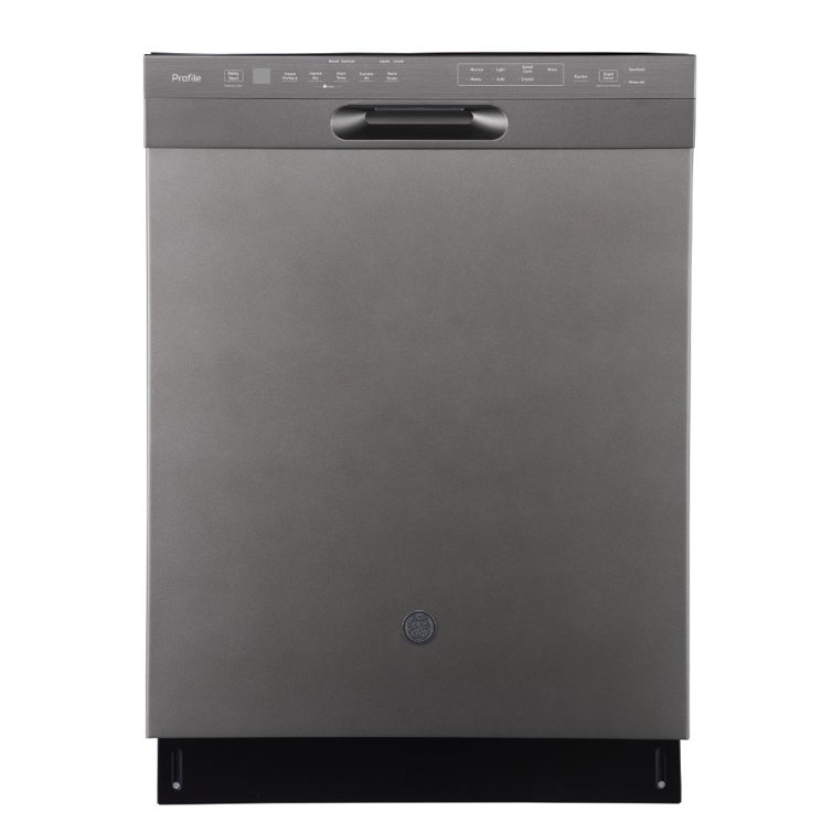 Ge Profile 23.86" Built-in Front Control Dishwasher With Stainless Steel Tall Tub Slate - Pbf665smpes