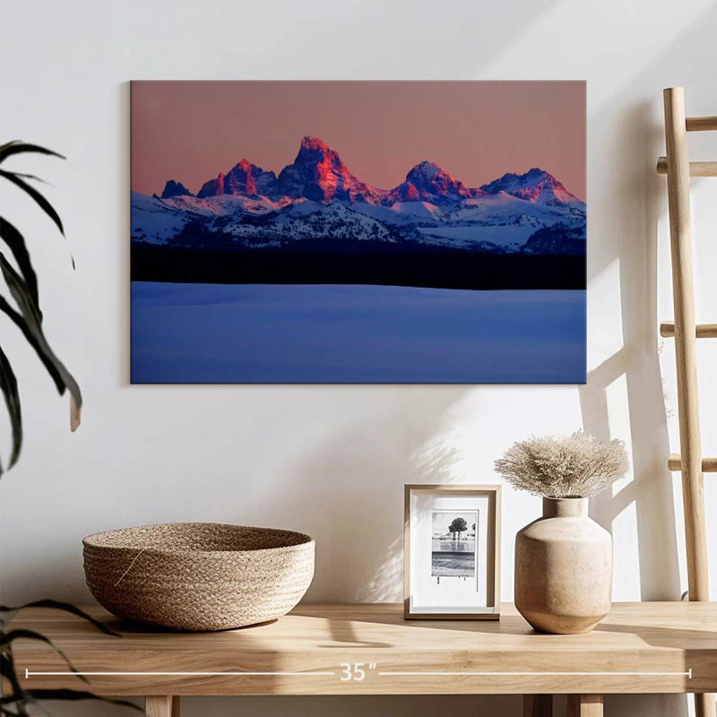 Alvord Grand Teton Winter Glow, H 16 po x l 24 po