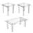 Ensemble de tables basses 3 pièces Yamileth