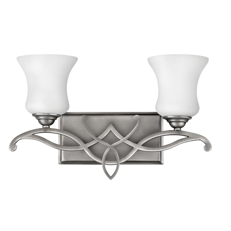 Brooke 2-Light Vanity Light, Antique Nickel