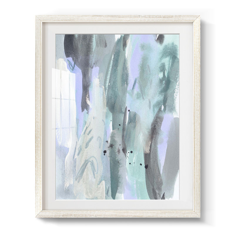 «Ocean Crush V», impression encadrée, H 28,5 po x l 20,5 po, Blanc