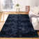 Tie-Dye Washable Shag Area Rugs Non-Slip Fluffy Shag Plush Fuzzy Shaggy Rug for Living Room, Bedroom, Home Decor