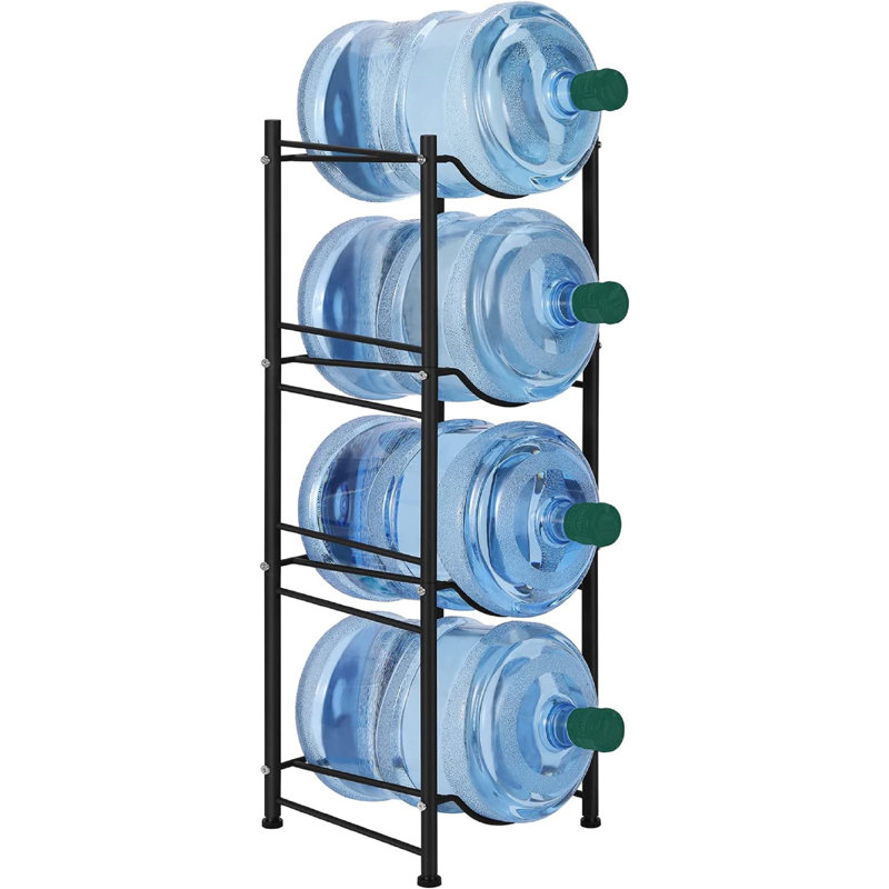 Huei 13.19'' W Metal Storage Rack, Black