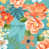 Blue/Orange/Floral