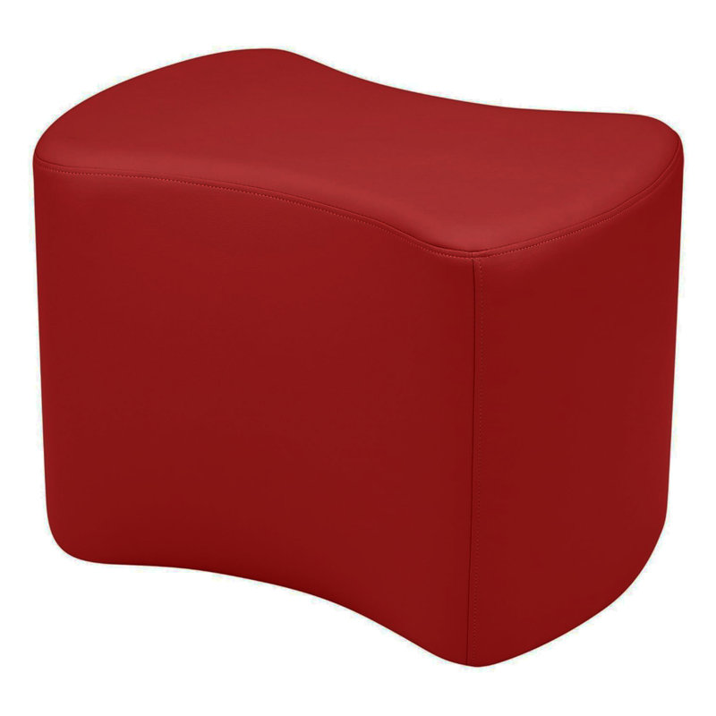 Repose-pieds rembourré Pro Series de 18 po de hauteur Pro Series, Cramoisi