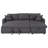 Giulliana 87.4" Wide Right Hand Facing Sleeper Sofa & Chaise,sectional couch,sectionals-2124808101