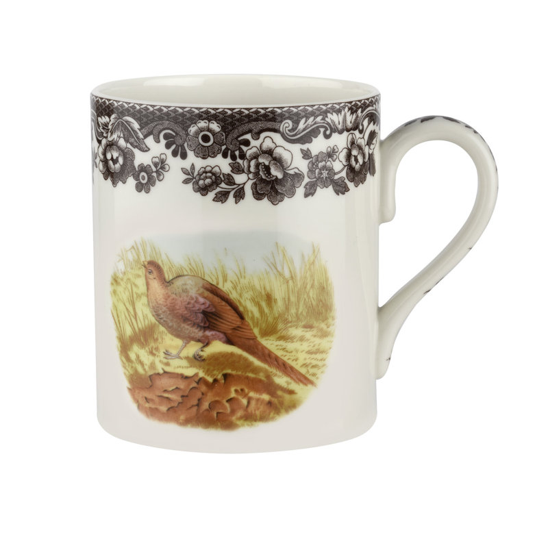Spode - Woodland - Tasse de faisan - 16 oz - brun / blanc