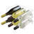 Ondisplay Stackable Acrylic Wine/water Bottle Rack – Countertop/fridge Storage Organizer (6 Bottle)