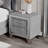 Velvet Solid Wood Nightstand-1238811337