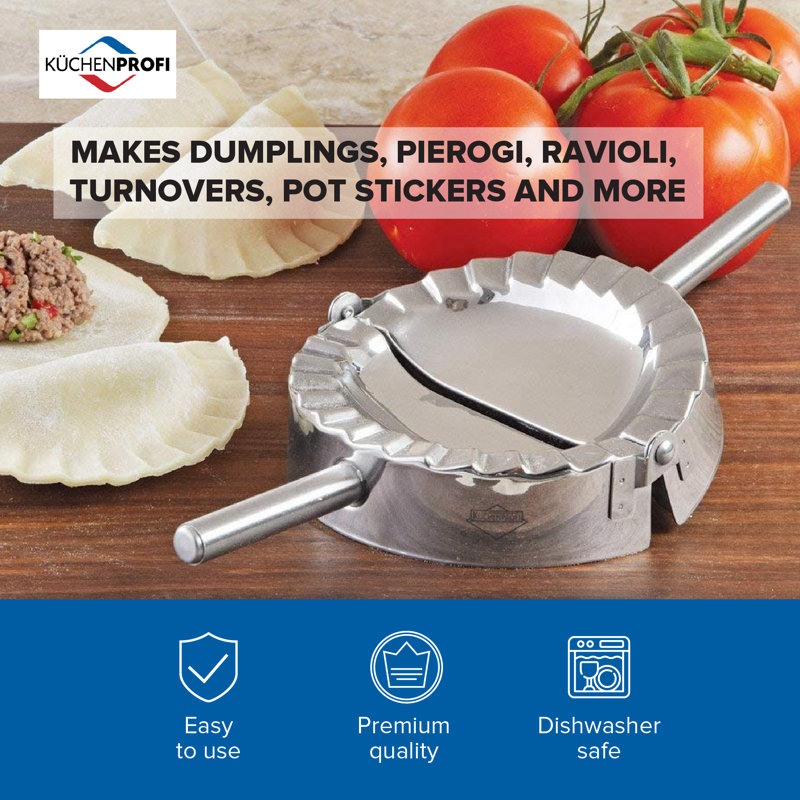 Küchenprofi 3.25" Stainless Steel Ravioli/Pierogi/Dumpling Press
