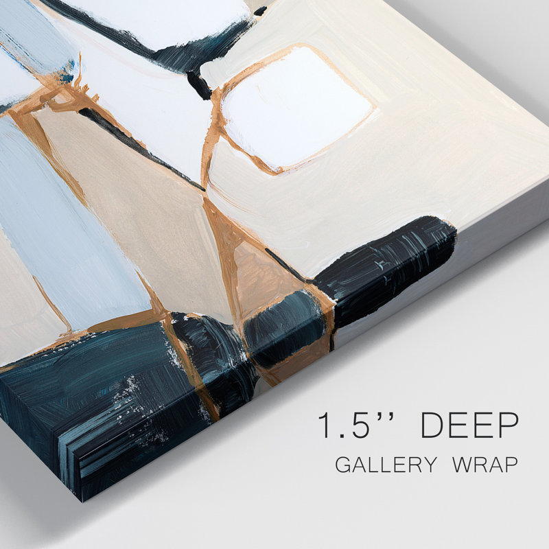 " Diagramme I " 2 - Pieces Painting Print, 12" H x 16" W x 1.5" D