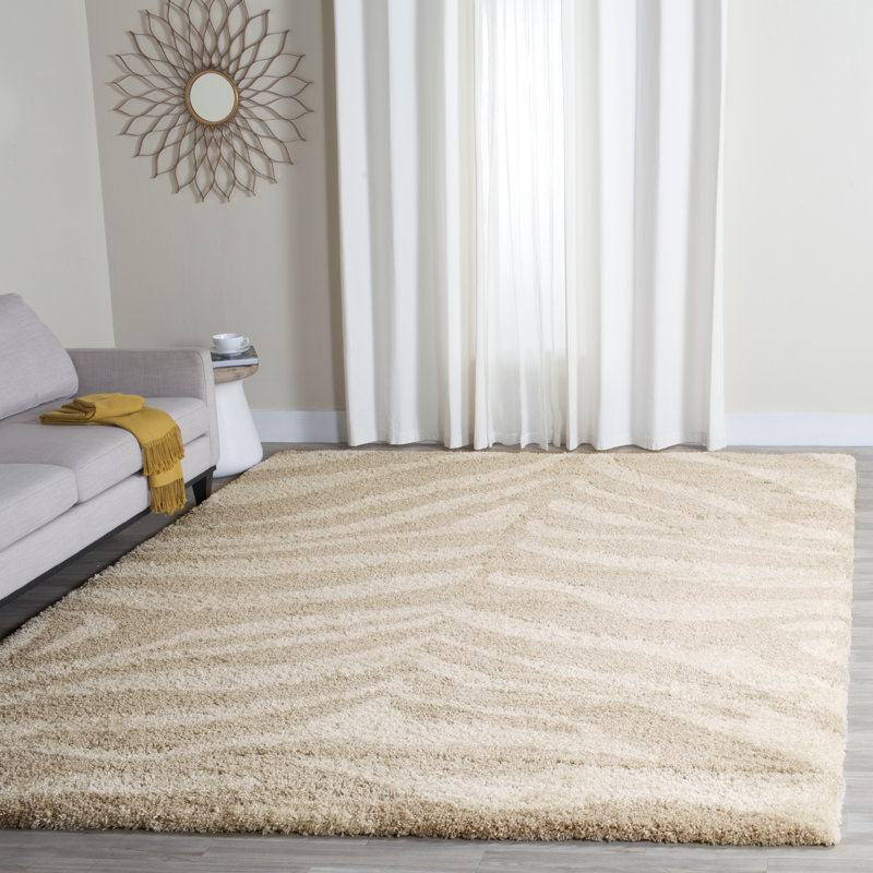 Tapis ivoire / beige Chantaye, Rectangle de 10 pi x 14 pi