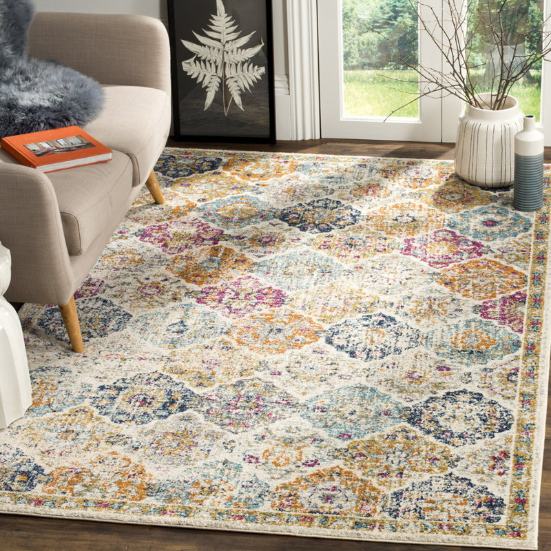 Oriental Area Rug, Rectangle 155 x 229 cm