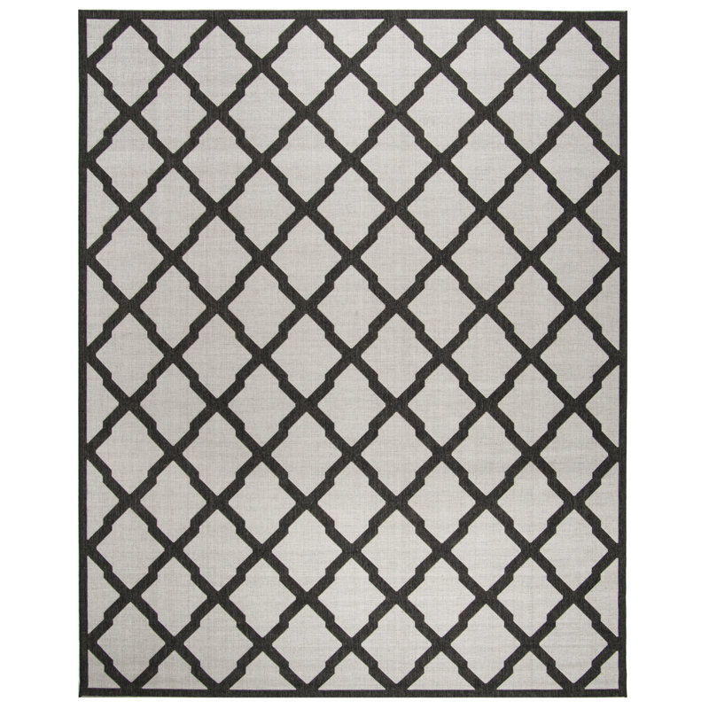 Ferrill 100 Performance Geometric Indoor/Outdoor Area Rug, Rectangle 9' x 12'