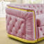 Canapé Chesterfield 62,6 pouces Mid Century Modern