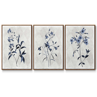 " Harlequin Botanical I " 3 - Pieces