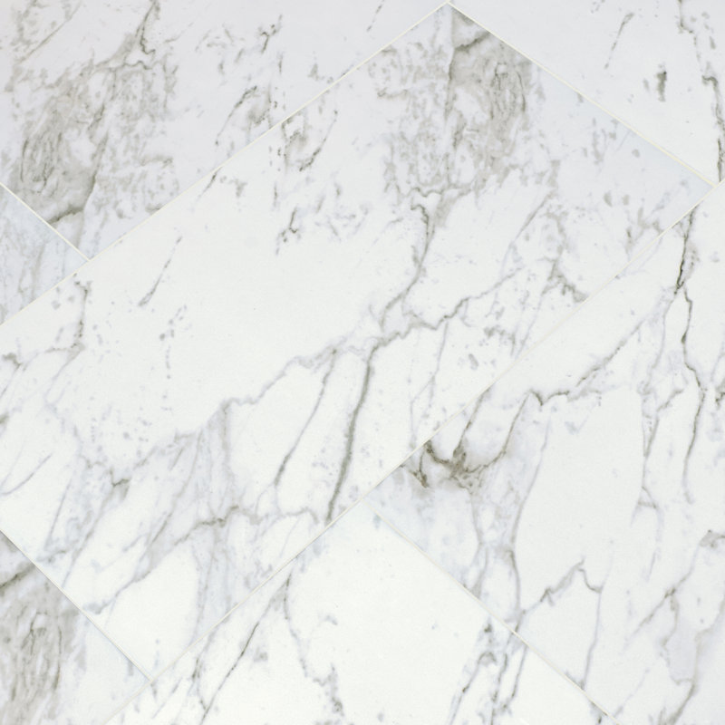 Astoria Isla 12 in. x 24 in. Matte Porcelain Marble Look Floor and Wall Tile