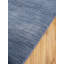 Tapis de corridor écologique en laine tissée à la main - 76 x 244 cm | Bleu Un Parfait pour le salon et la chambre-2051627596