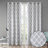 Jacquard Grommet Top Total Blackout Curtain Panel-102624878-102624883