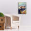 «Blueglow» par Beth Forst, art mural sur toile-2031948255