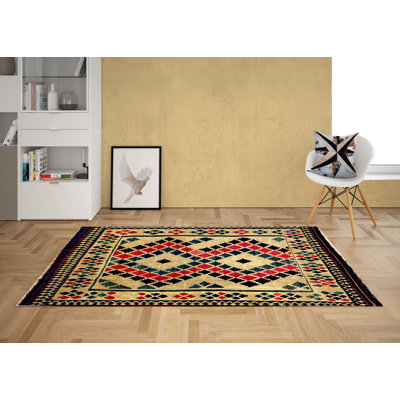 Rauch Geometric Hand Woven 140cm X 190cm Area Rug