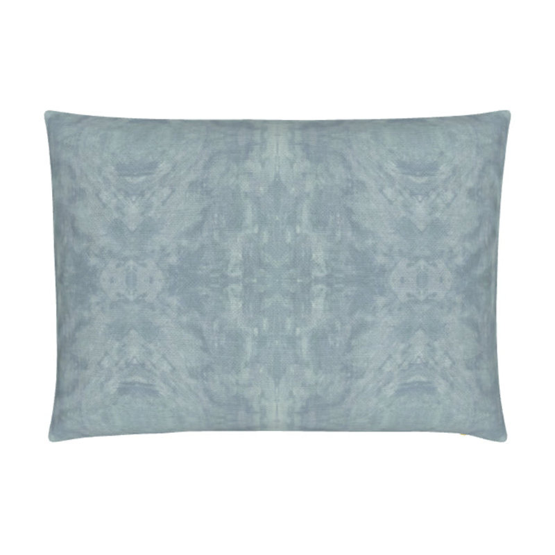 Topiary Lumbar Pillow Cover & Insert, Ash Blue Abstract