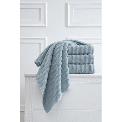 Fralick Turkish Cotton Ribbed Hand Towels