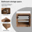 Meuble-lavabo simple avec plateau en résine Daive-2067742826