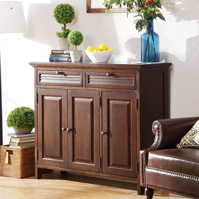 Dark Coffee Solid Wood Shoe Storage Bench