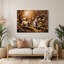 «Dogs Welsh Terrier», art mural en métal noir-1159557661