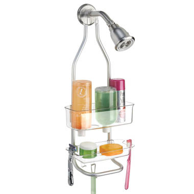 InterDesign Zia Metro Shower Caddy XL - SS & Clear - Main Street