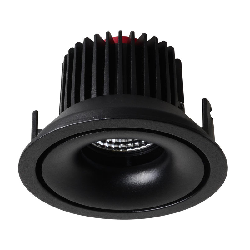  10.5cm LED Retrofit Downlight, Black/Black