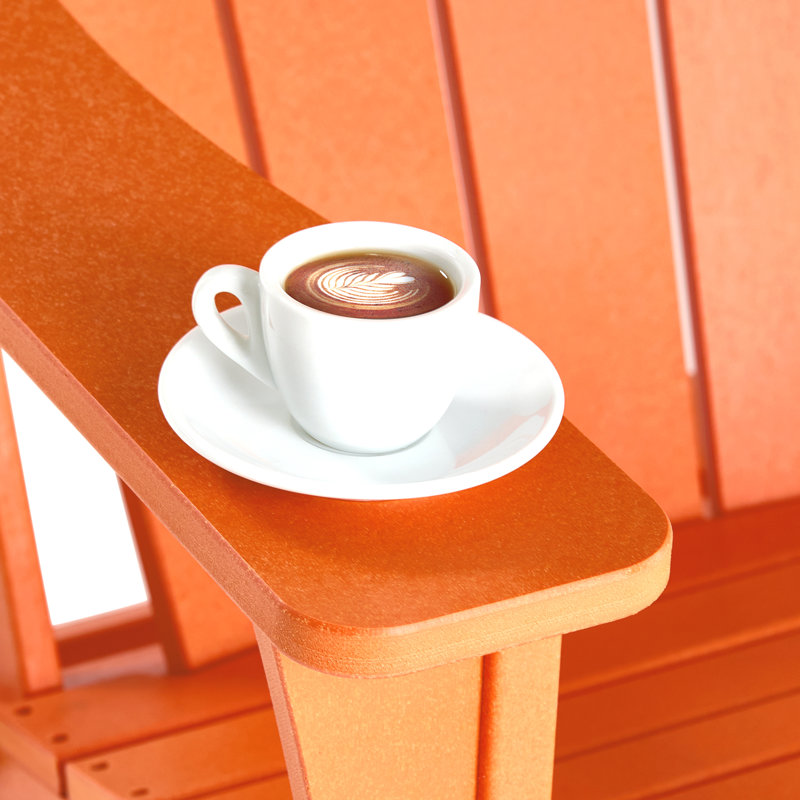 Chaise Adirondack pliante Laguna HDPE, Orange
