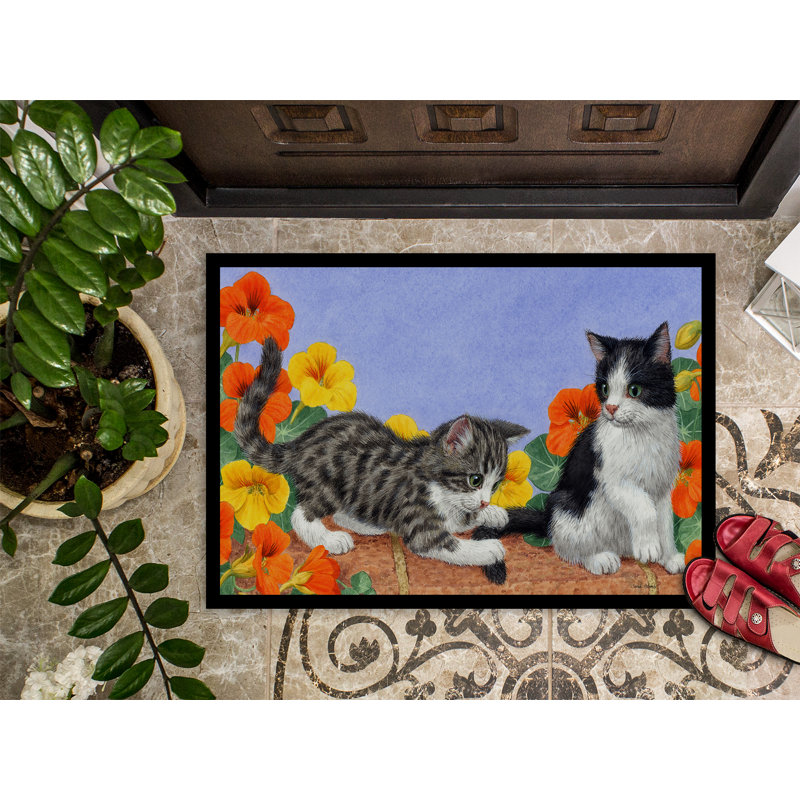 Non-Slip Outdoor Doormat, 1'6" x 2'3"