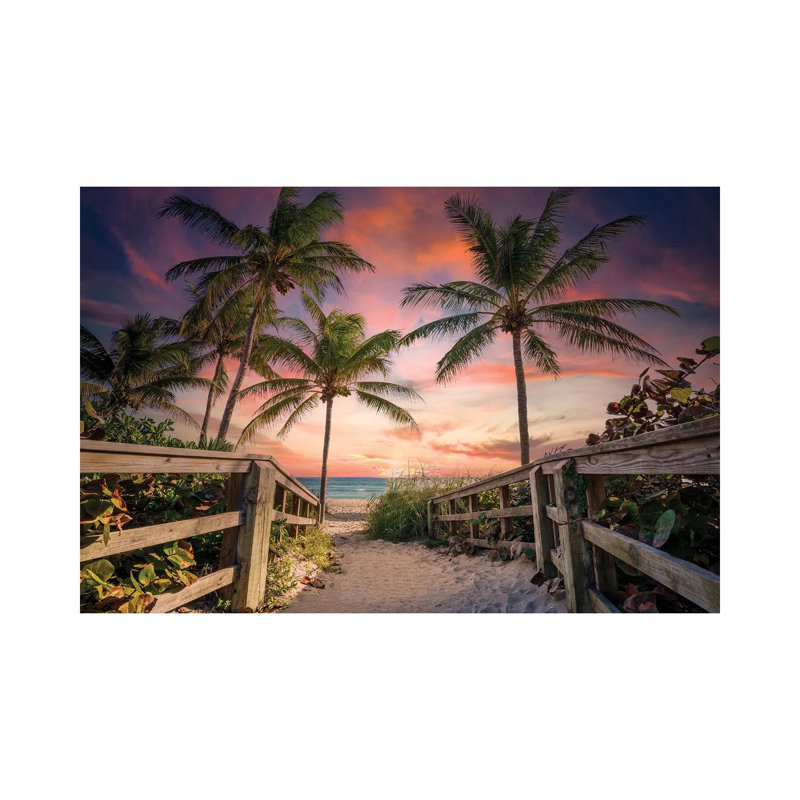 Plage paradisiaque South Florida, H 40 po x l 60 po x 1,5 po