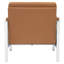 Chaise en cuir véritable Landa Signature-1561194654