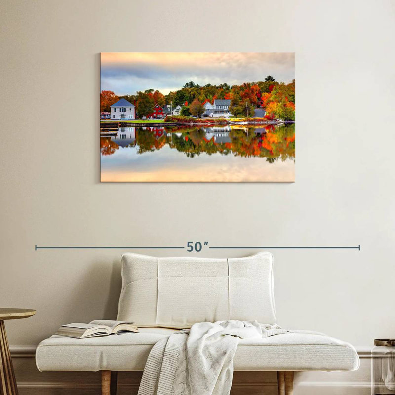 Couleurs d'automne du lac Moosehead, H 24 po x l 36 po