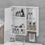 Armoire à pharmacie murale moderne pour salle de bain, armoire de rangement murale avec miroir-118436603