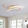 Doner 1 - Light 22.05'' Unique/Statement Modern Linear Dimmable White Light LED Flush Mount