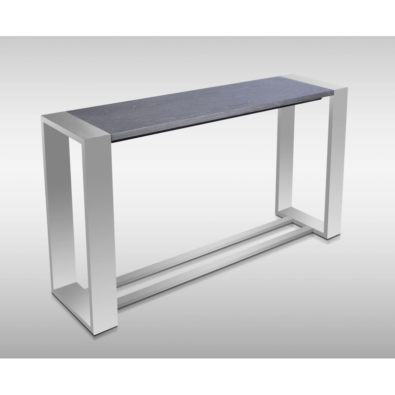 Ajah 53'' Console Table, Grey Elm