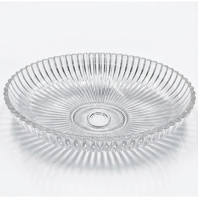 Majestic 21" Glass Oval Vessel Bathroom Sink