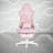  Velvet Gaming Chair - Pink