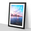 Miami Florida Skyline - Picture Frame Painting Print-56737825-56737828