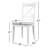 17'' H Acacia Solid Wood Side Chair-24426048