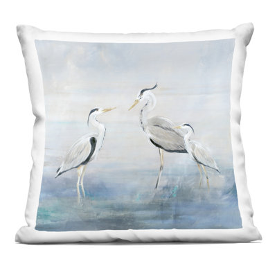 Coussin Coastal Heron Family