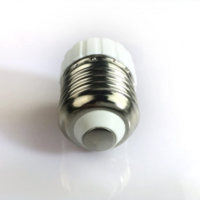 E27 to MR16/G5.3/G4 Lamp Holder Adapter for Industrial Lighting – Flame Retardant PBT – Heat Resistant Edison Screw Socket – LED/Halogen Bulb Compatible – Specification: E27 to MR16/G5.3/G4