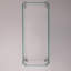 Pare-vent carré moderne en verre pour table de feu carrée