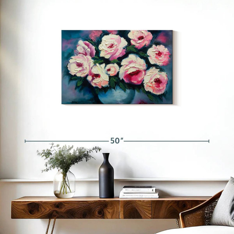 Pivoine chinoise, H 20 po x l 30 po